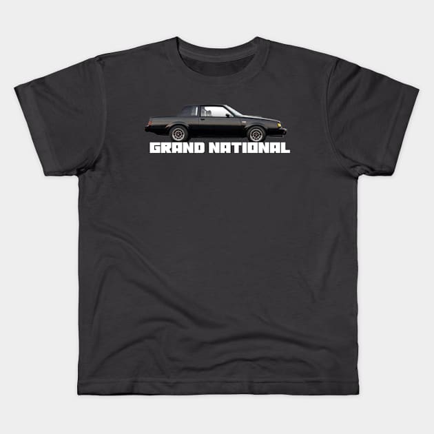 BUICK GRAND NATIONAL T-SHIRT Kids T-Shirt by Cult Classics